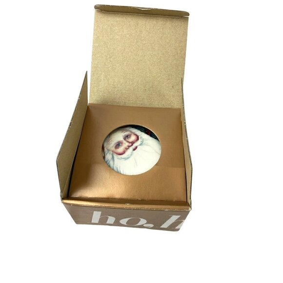 Mikasa‎ Old Saint Nick Covered Trinket Dish Porcelain Bowl w Lid Christmas - Picture 6 of 7